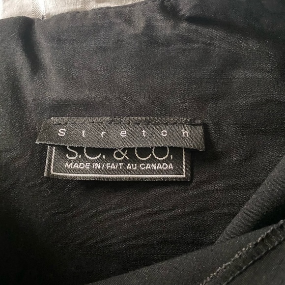 SC&CO black dress with beaded hem - Picture 4 of 4